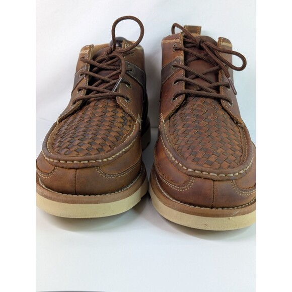 Twisted X 4" Wedge Sole Soft Toe Boot Brown Mens Size 11.5 MCA0032 - Picture 6 of 13